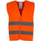 WTP-K high-visibility waistcoat, luminous orange